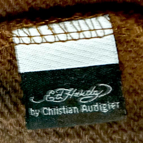 Christian Audigier rare mint French terry oversized large men’s ed hardy - Picture 9 of 17